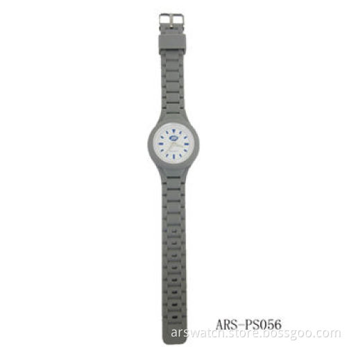 Silicone strap plastic watches in Japan quartz movement, CE & RoHS certificates